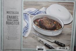 Boxed Living Nostalgia Enamel Roaster Dish RRP £45 (Public Viewing and Appraisals Available)