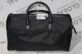 Ted Baker, Black Leather, Holdall, RRP3180.00 (RET00411987) (Public Viewing and Appraisals