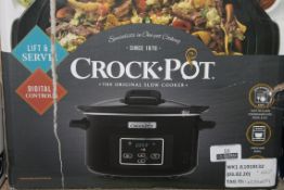 Boxed Original Crock Pot, Original Slow Cooker, RRP£100.00 (4584379) (Public Viewing and