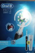Boxed Oral B Pro Electric Toothbrushes RRP £80 Each (Untested/Customer Returns) (Public Viewing