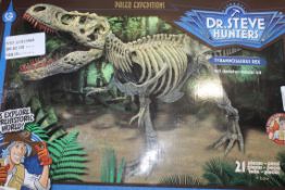 Boxed Dr Steve Hunters Pelio Tyrannosaurus Rex Full Skeleton Model Kit RRP £30 (4707014) (Public