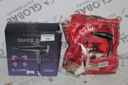 Assorted Glamourize And Tresemme Hairdryer Sets RRP £30-40 (Untested/Customer Returns) (Public