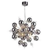 Boxed Nave Launceston 10 Light Sputnik Chandelier Style Ceiling Light RRP £229 (16509)