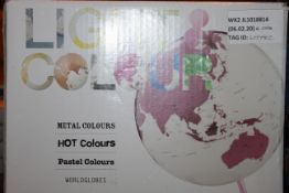 Boxed Light Colours Light Up Globe RRP £105 (4657702)