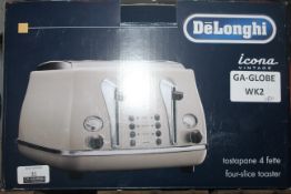 Lot To Contain 2 Boxed And UnBoxed Delonghi Icona Vintage Kettles Combined RRP £160 (Untested/