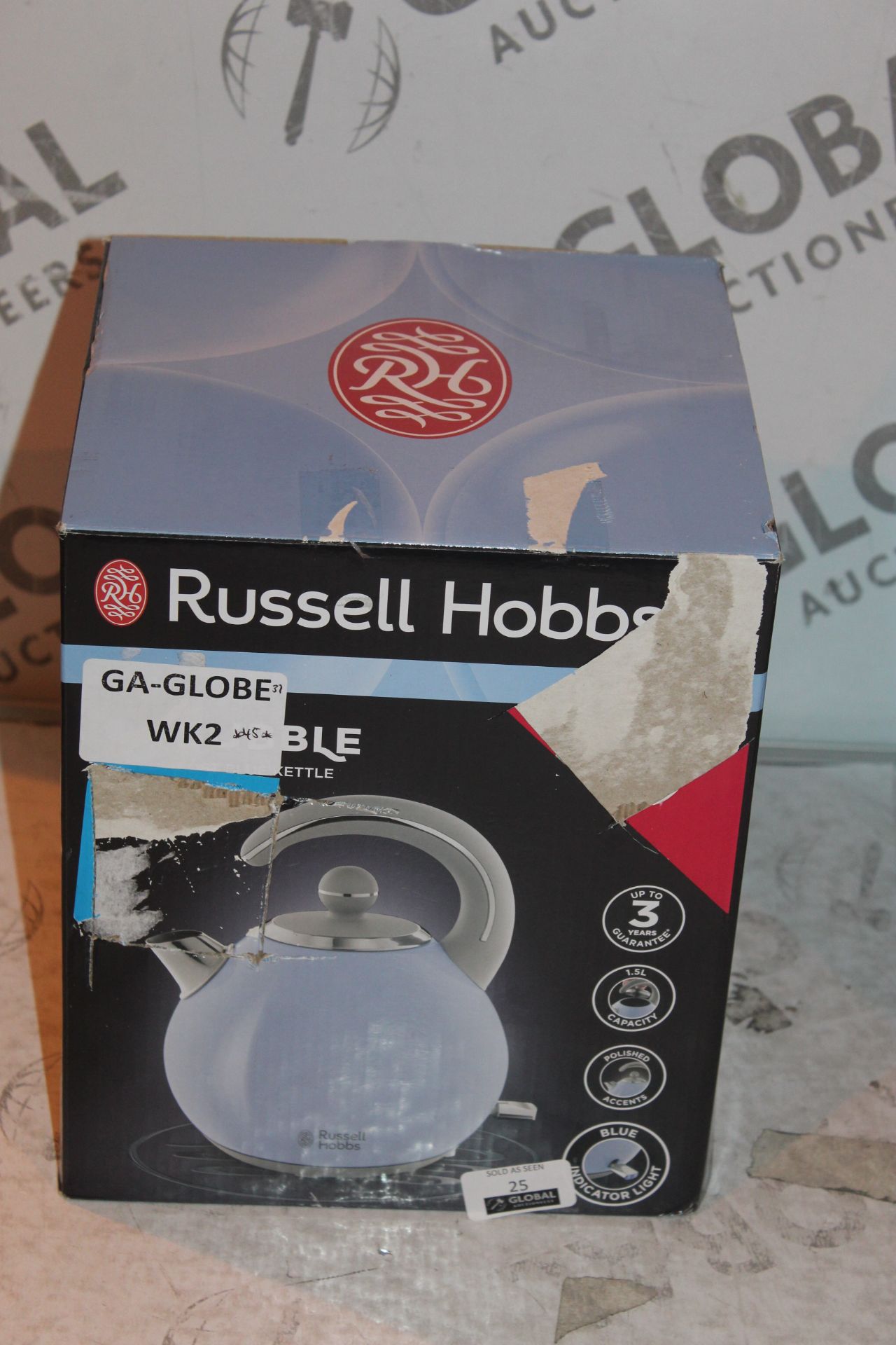 Russell Hobbs And Bubble Kettle RRP £50 (Untested/Customer Returns)