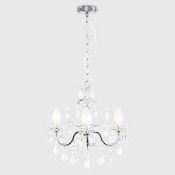 Boxed Gould 3 Light Candle Style Chandelier Light RRP £70 (17669) (Puplic Viewings And Appraisals