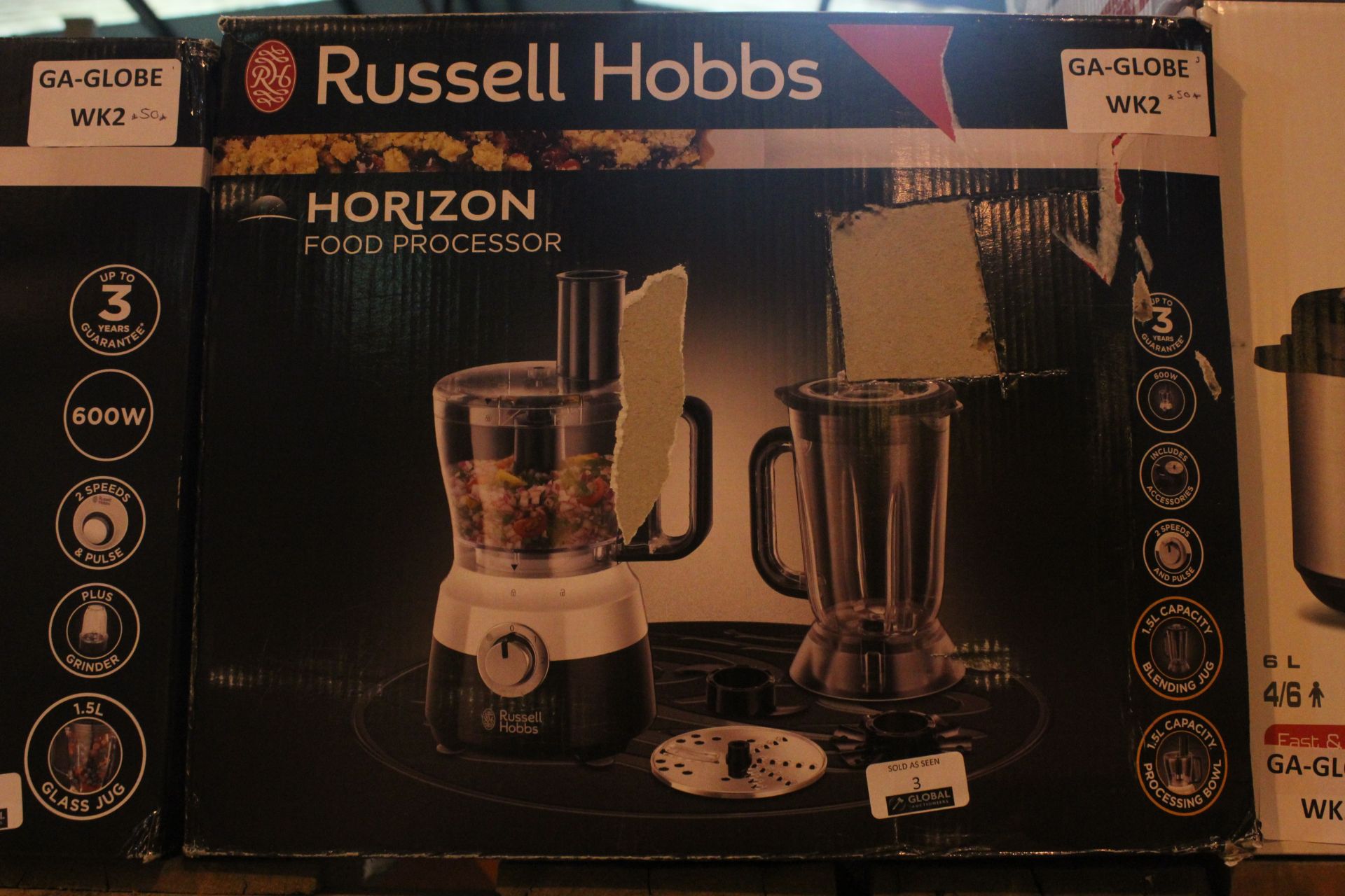 Russell Hobbs Horizon Food Processor RRP £50 (Untested/Customer Returns)