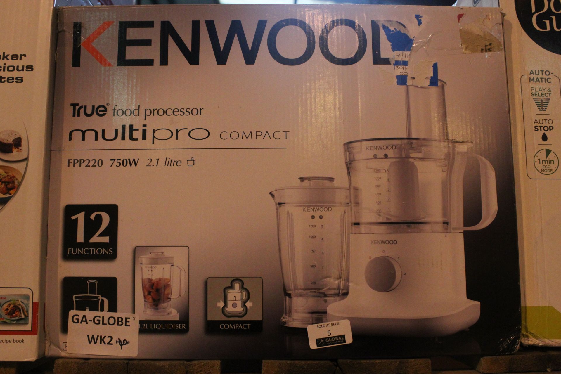 Boxed Kenwood Multi Pro Compact 750W 2.1L Food Processor RRP £50 (Untested/Customer Returns)