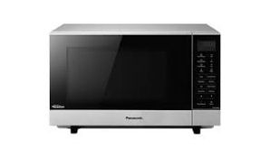 Boxed Panasonic NNSF464M Silver Microwave Oven RRP £150 (Untested/Customer Return)