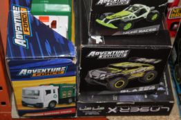 Lot To Contain 4 Assorted Childrens Toy Items To Include Adventure Force Garbage Trucks Adventure