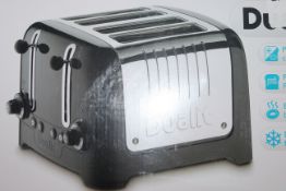 Boxed Dualit 4 Slice Toaster RRP £80 (Untested/Customer Returns)