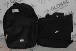 Lot To Contain 2 Raines Weather Proof Backpacks Combined RRP £130 (RET00153931) (RET00162821) (