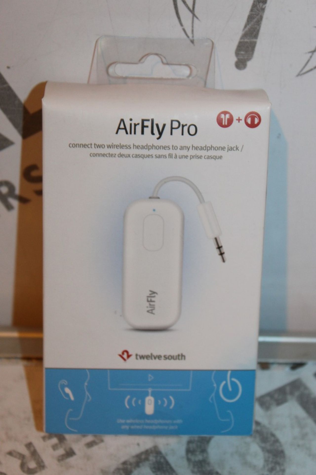 Lot to Contain 10 Boxed AirFly Pro by Twelve South, Wireless Headphone Jack Connectors, Combined