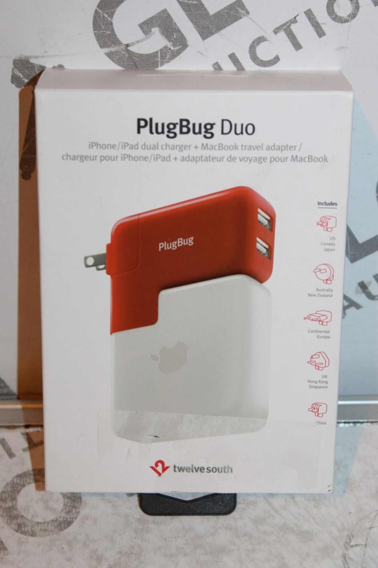 Lot to Contain 2 Boxed Twelve South, PlugBug Duo Travel Adaptors, Combined RRP£150.00