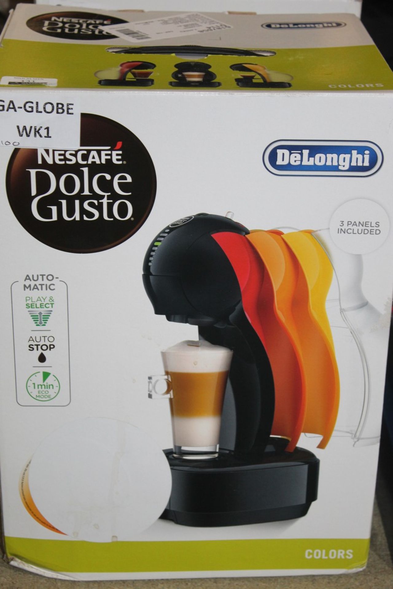 Boxed Delonghi Nescafe Dolce Gusto Capsule Colours Range Coffee Machine RRP £110 (Untested
