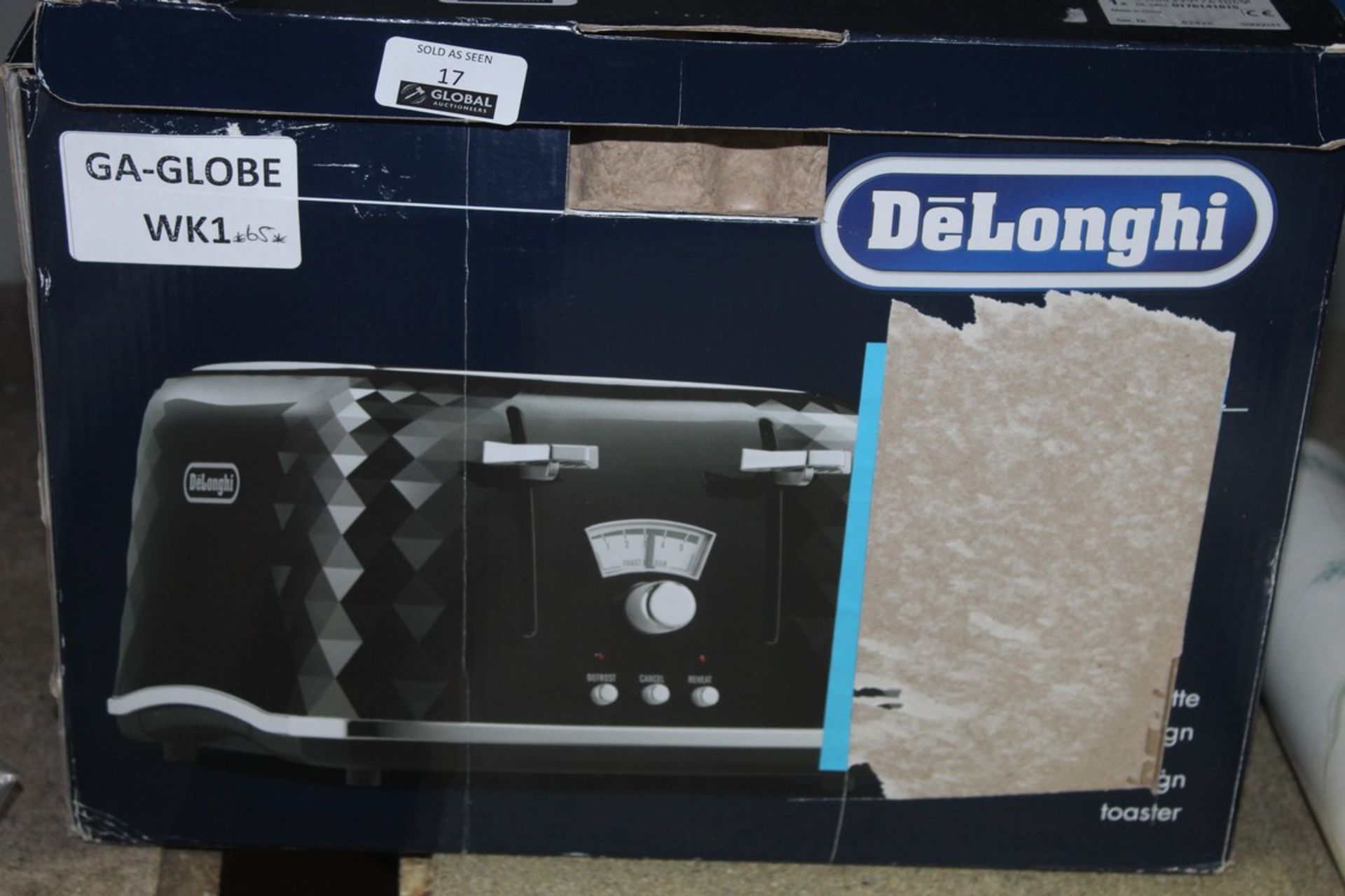 Delonghi Brillante 4 Slice Toaster, RRP£65.00 (un-tested-customer-returns) (Public Viewing and