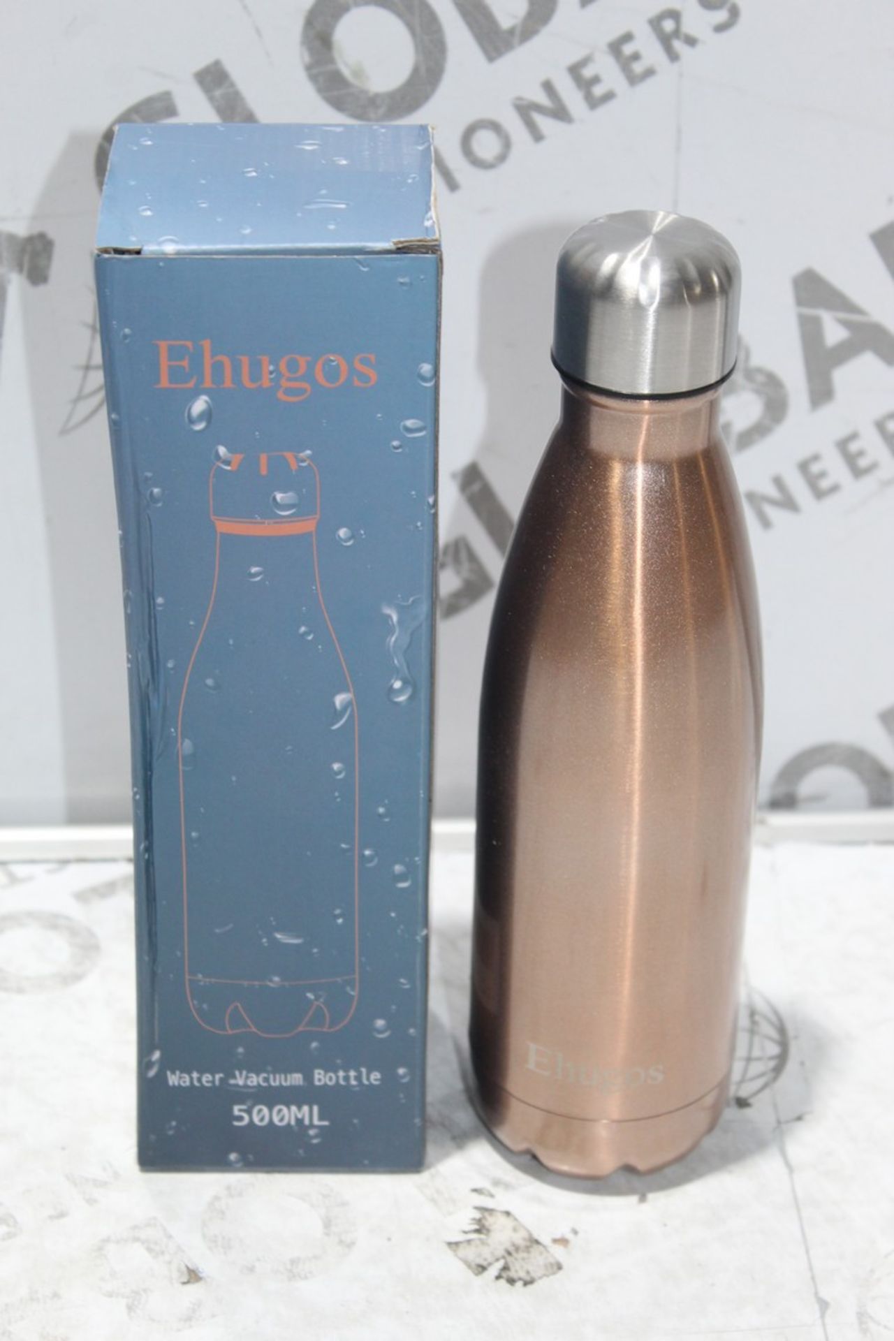 Assorted Brand-New, Ehugos, 500ml Vacuumed Water Bottles, RRP£16.99 (Public Viewing and Appraisals