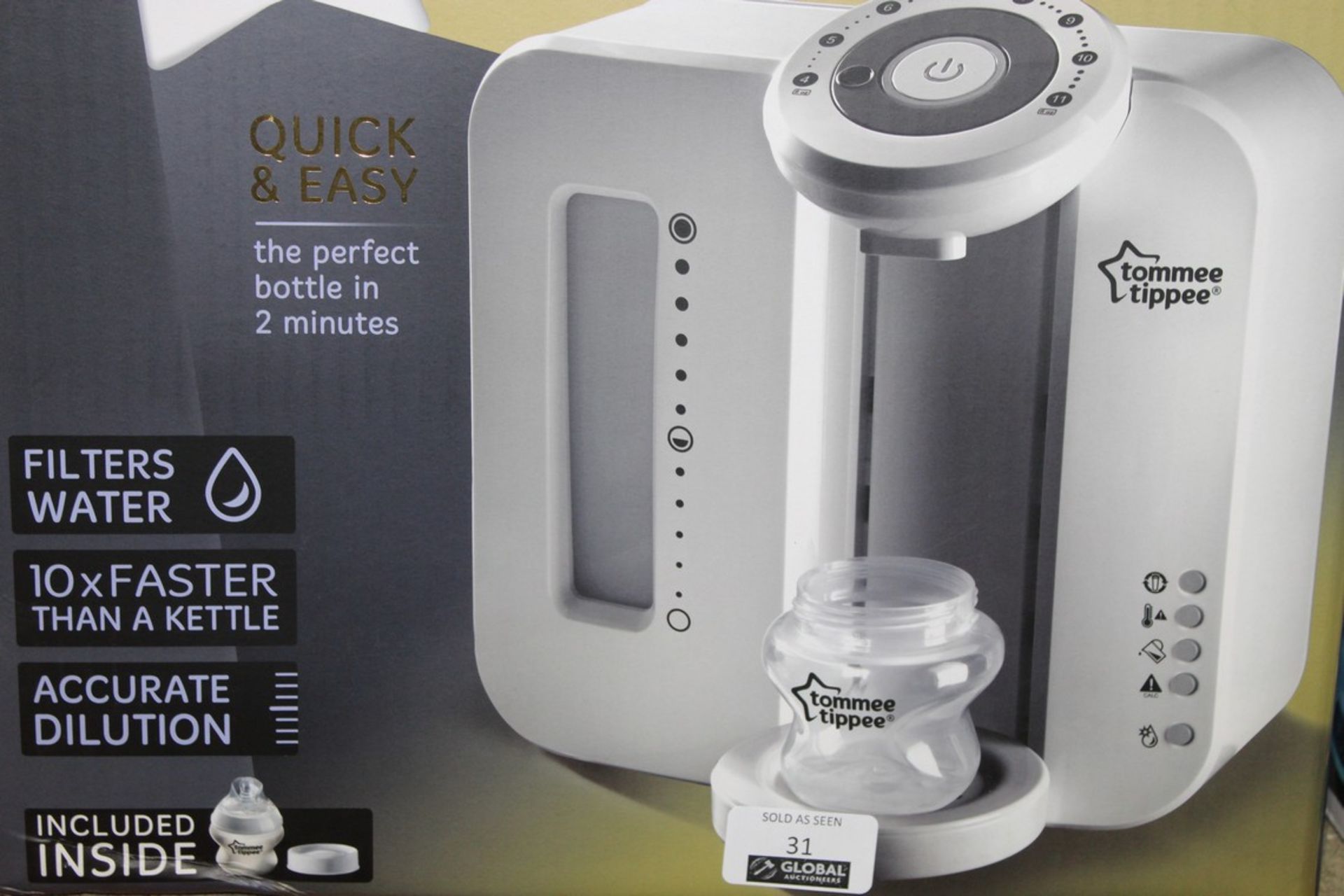 Boxed Tommee Tippee Closure To Nature Perfect Preparation Bottle Warming Station RRP £80 (