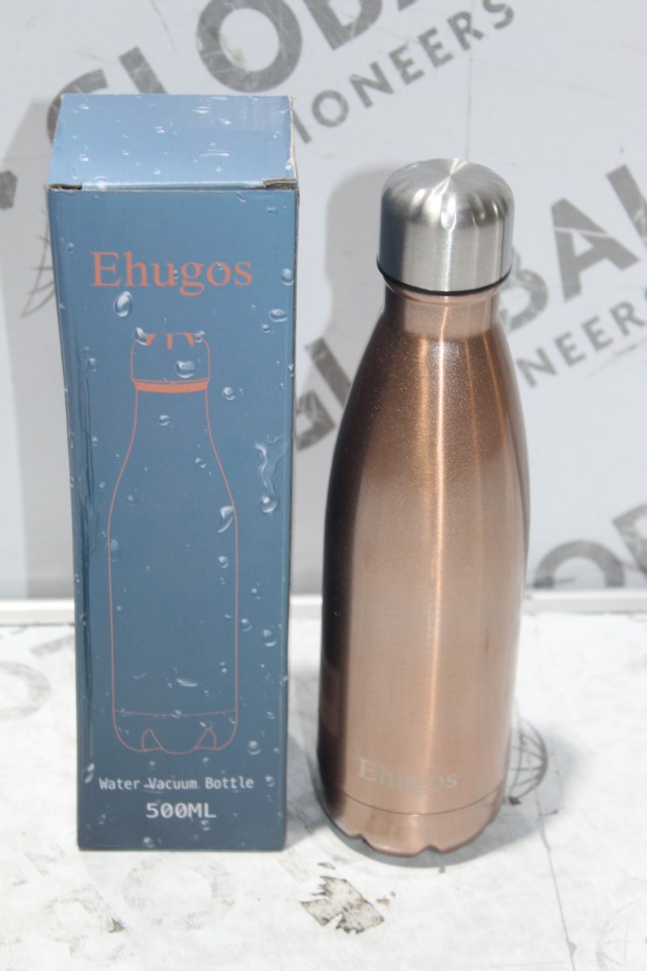 Assorted Brand-New, Ehugos, 500ml Vacuumed Water Bottles, RRP£16.99 (Public Viewing and Appraisals