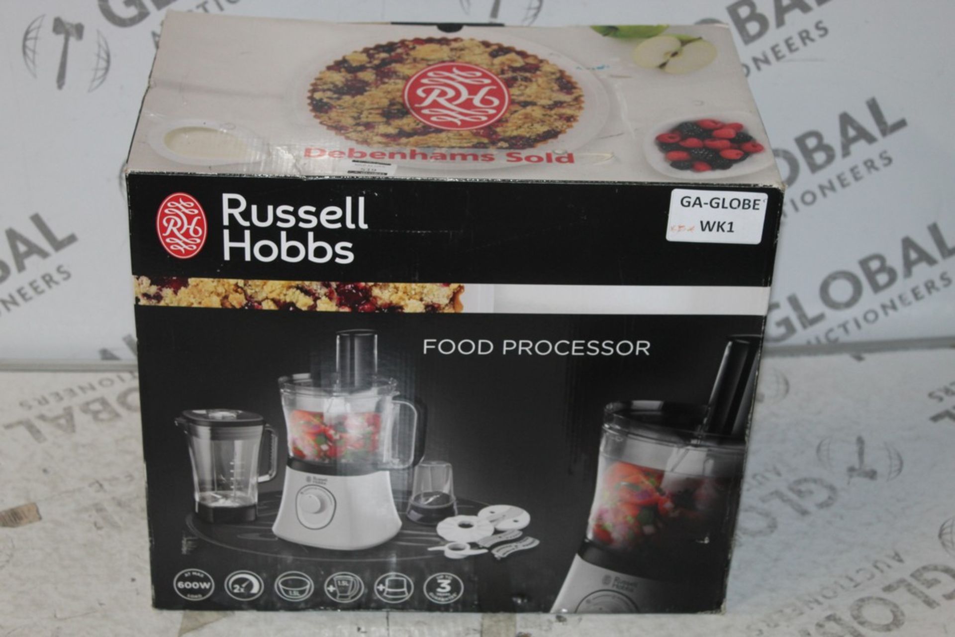 Boxed Russell Hobbs Food Processors RRP £60 (Untested/Customer Returns) (Public Viewing and