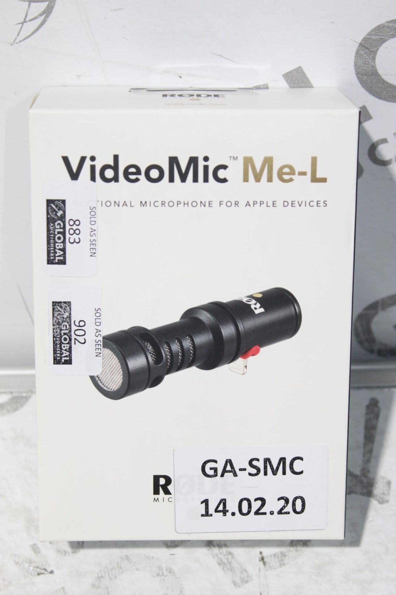 Boxed Rode Video Mic ME-L Professional Microphone For Apple Devices RRP £85 (Public Viewing and