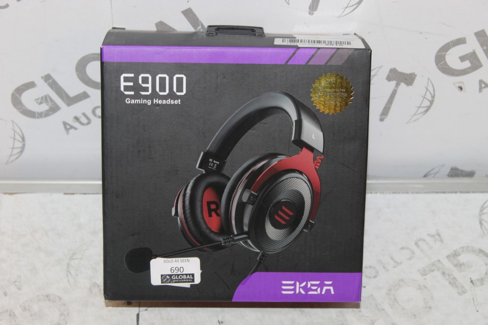 Boxed Assorted Pairs Of EKSA And Urban A9 Travelling Headphones, RRP£50.00 EACH (Public Viewing