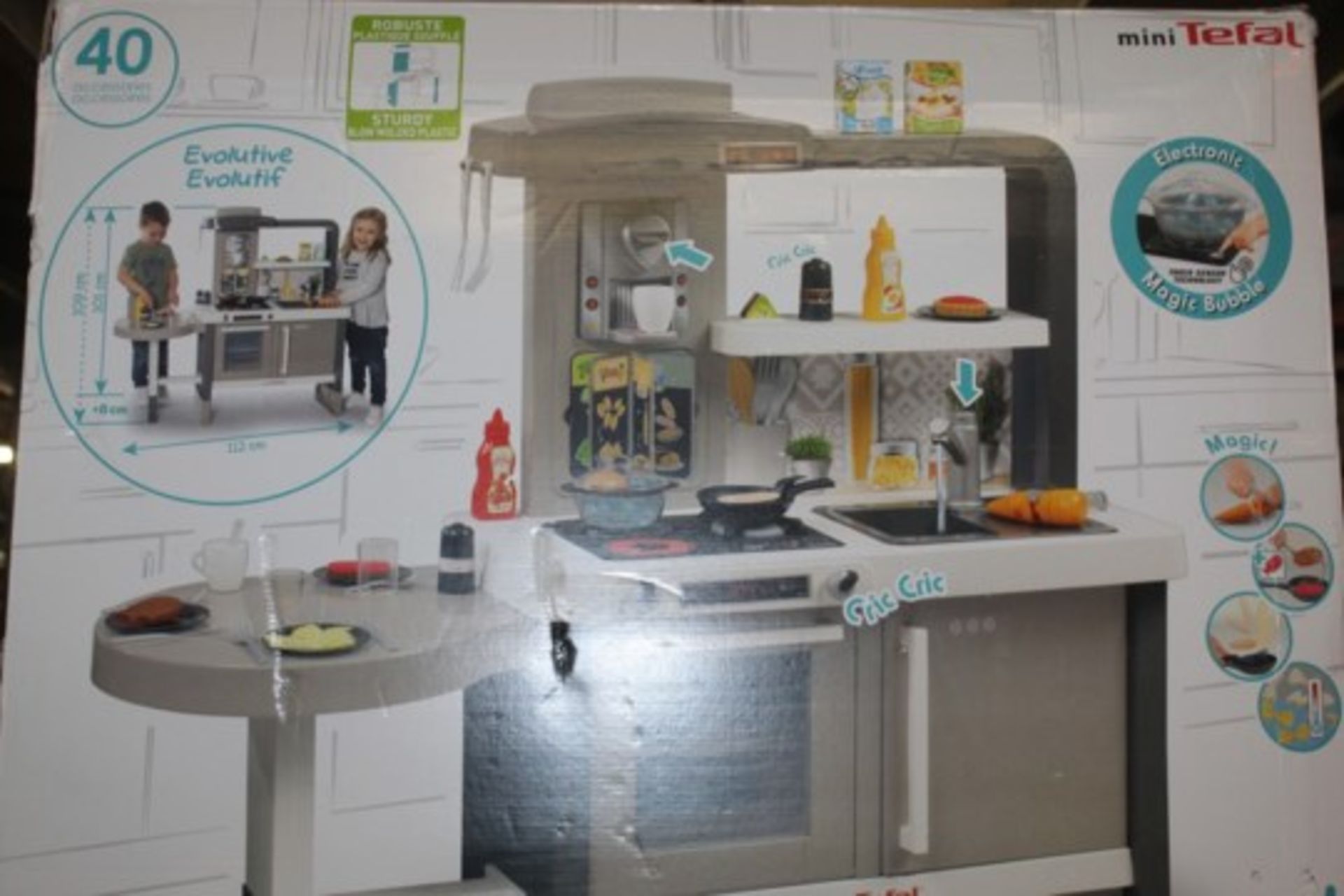 Boxed Tefal Evolutive Kitchen Children's Mini Play Kitchen RRP £130 (4119088) (Public Viewing and