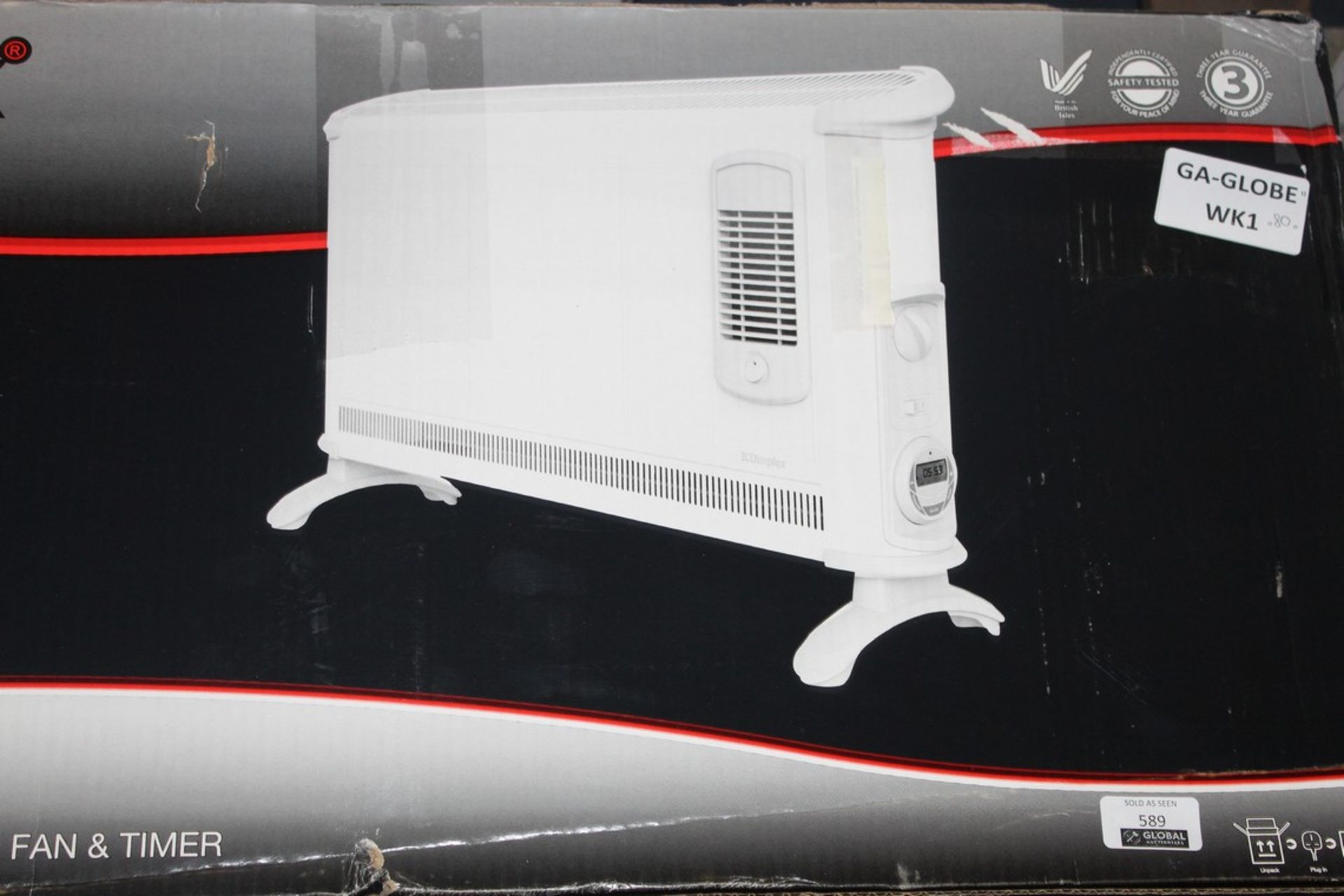 Boxed Dimplex 40 Series 3KW Convector Heaters RRP £80 (Untested/Customer Returns) (Public Viewing