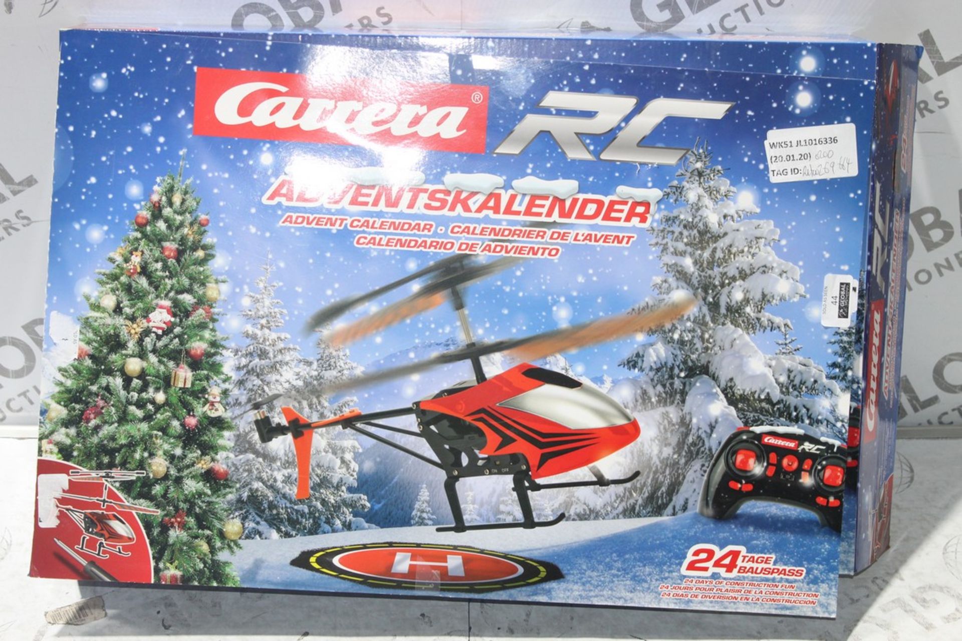 Boxed Carrera Advent Scanlender Remote Control Helicopters RRP £40 Each (RET00269644) (442573) (