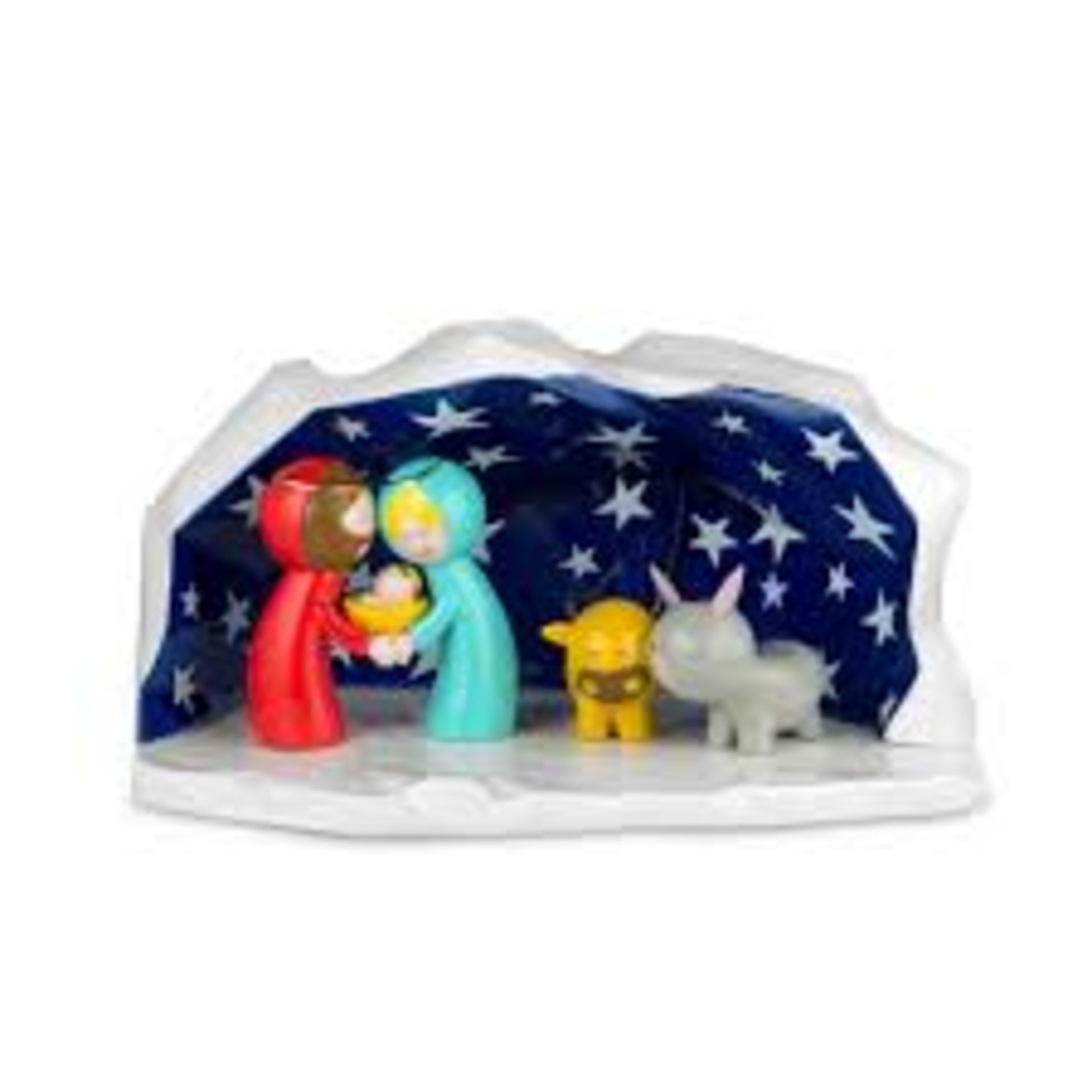 Boxed Alessi Happy Eternity Baby Nativity Scene Ornaments RRP £50 Each (4458773) (Public Viewing and