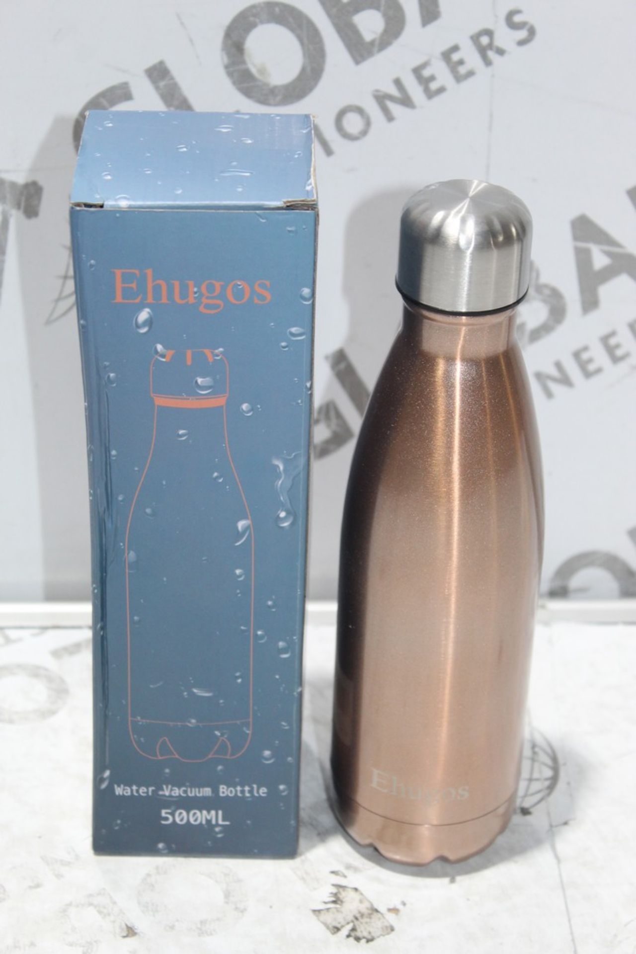 Assorted Brand-New, Ehugos, 500ml Vacuumed Water Bottles, RRP£16.99 (Public Viewing and Appraisals