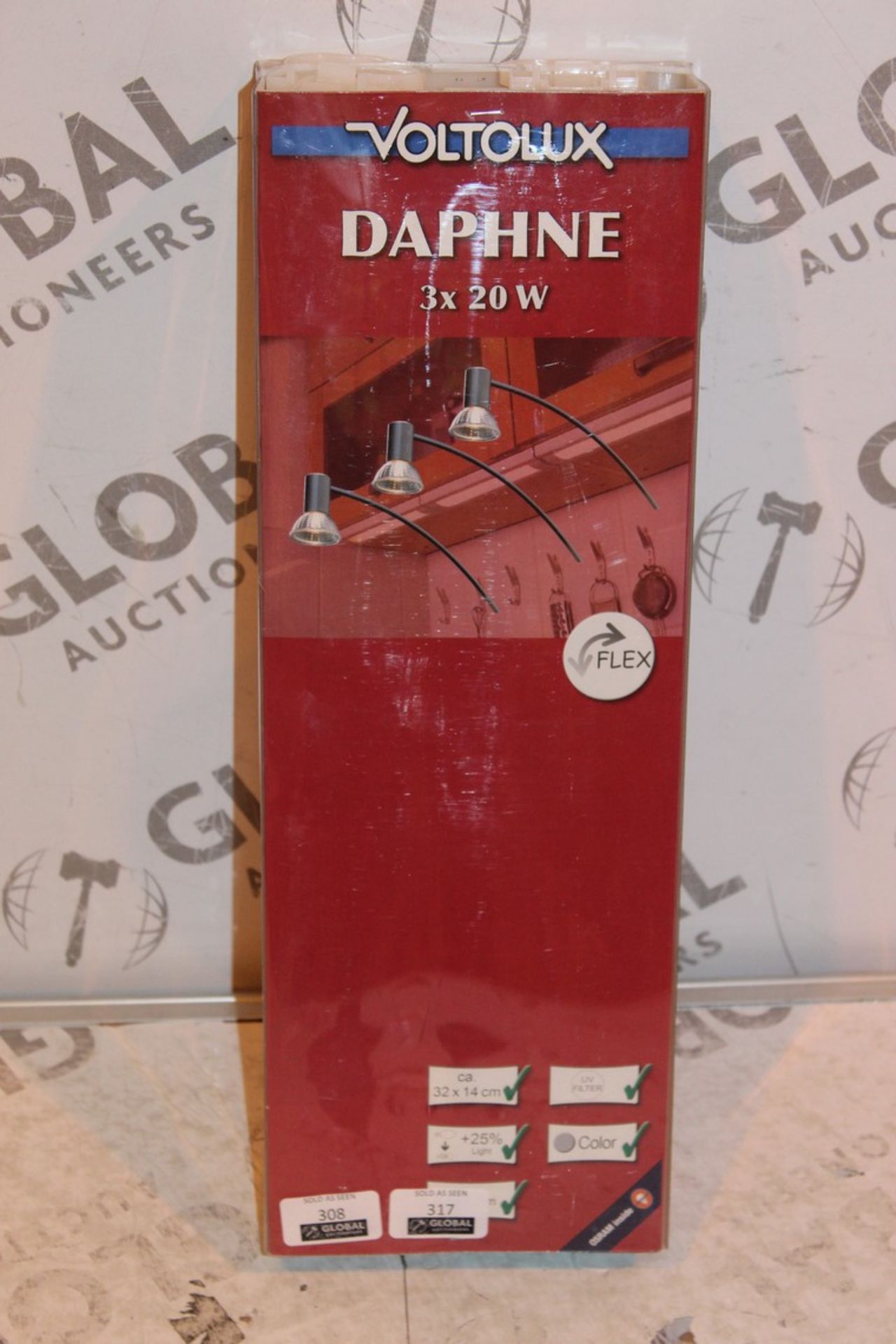 Lot To Contain 5 Voltolux Daphne Light Tubes (3 Per Pack) RRP £100 (Public Viewings And Appraisals