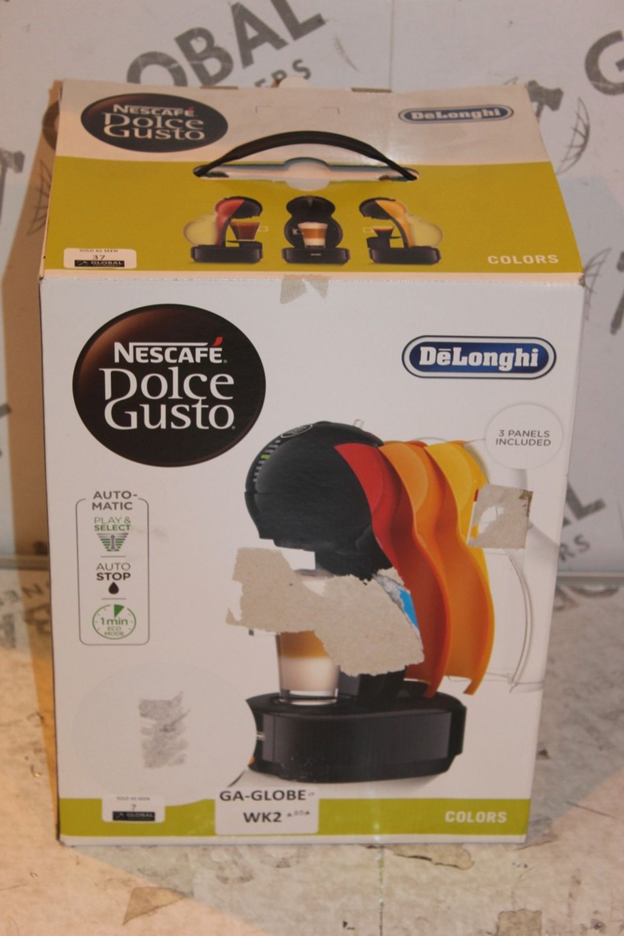 Boxed Nestcafe Delonghi Dolce Gusto Colours Range Capsule Coffee Machine RRP £110 (Untested Customer