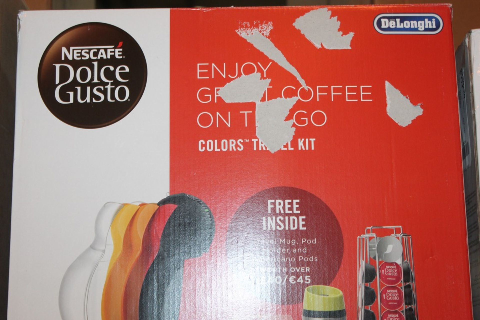 Boxed Nestcafe Delonghi Dolce Gusto Colours Range Capsule Coffee Machine RRP £110 (Untested Customer