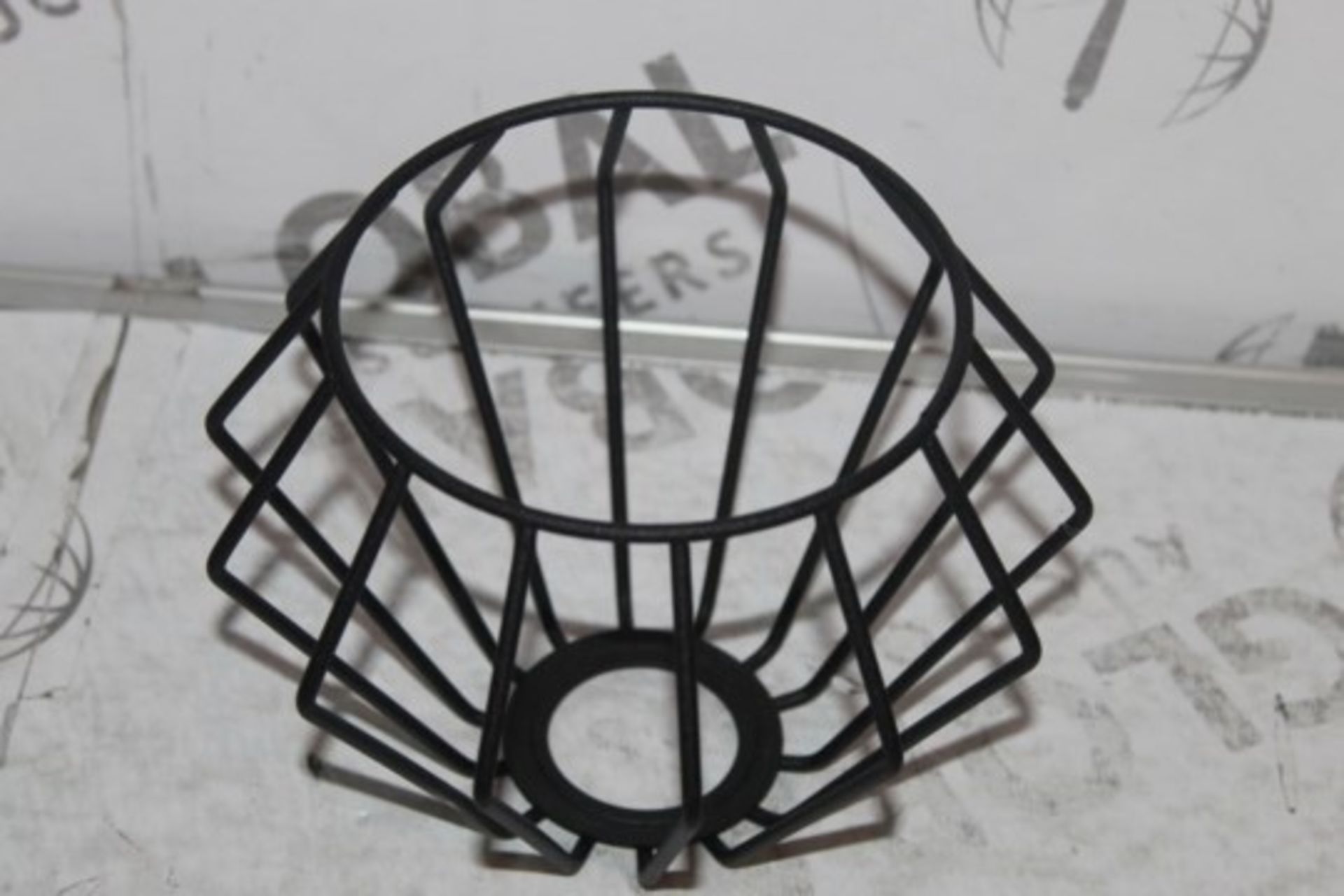 Boxed Helam Cage Shade Designer Bar Ceiling Light Fitting RRP £110 (Public Viewings And Appraisals