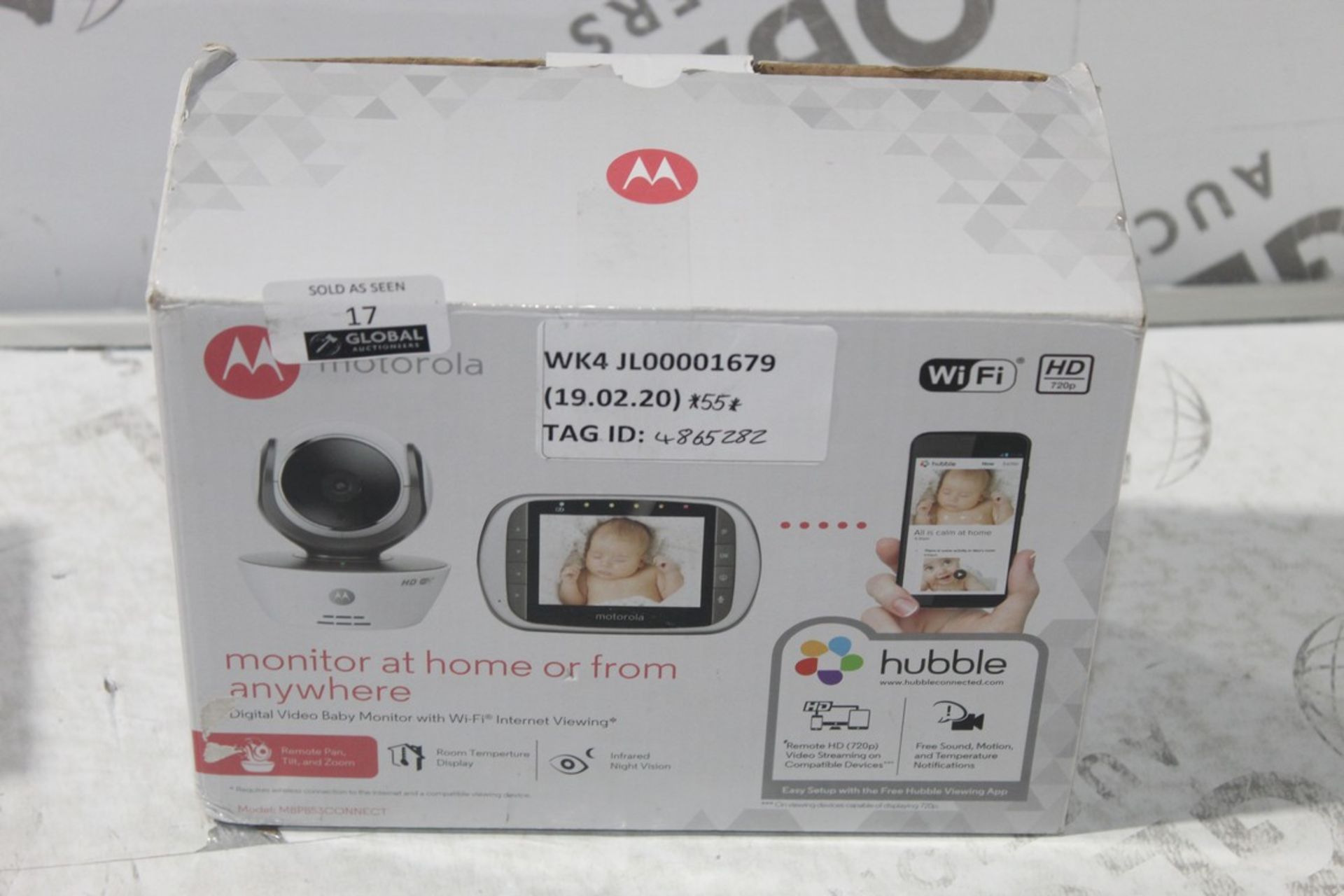 Boxed Motorola MBP853 Connect Digital Baby Monitor