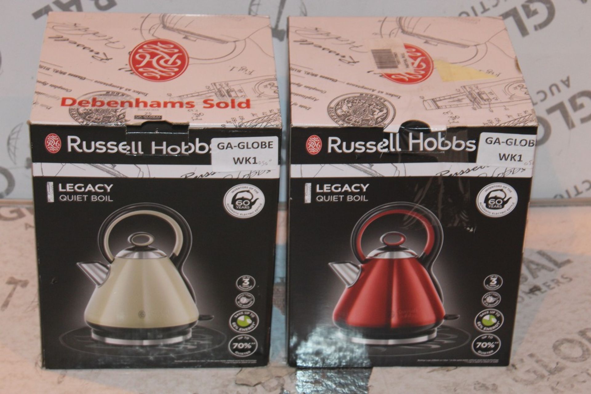Lot To Contain, 2 Boxed Russell Hobbs Legacy Quite