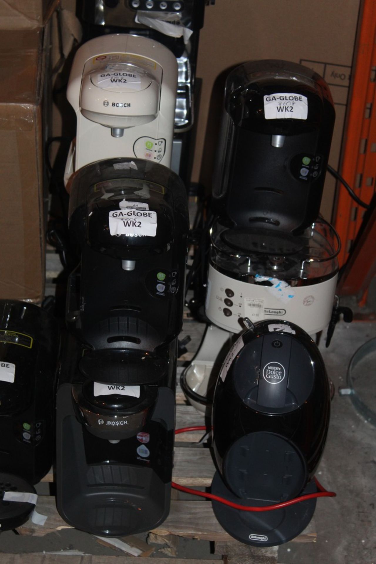 Lot To Contain, 11 Assorted Bosch, Delonghi and Du