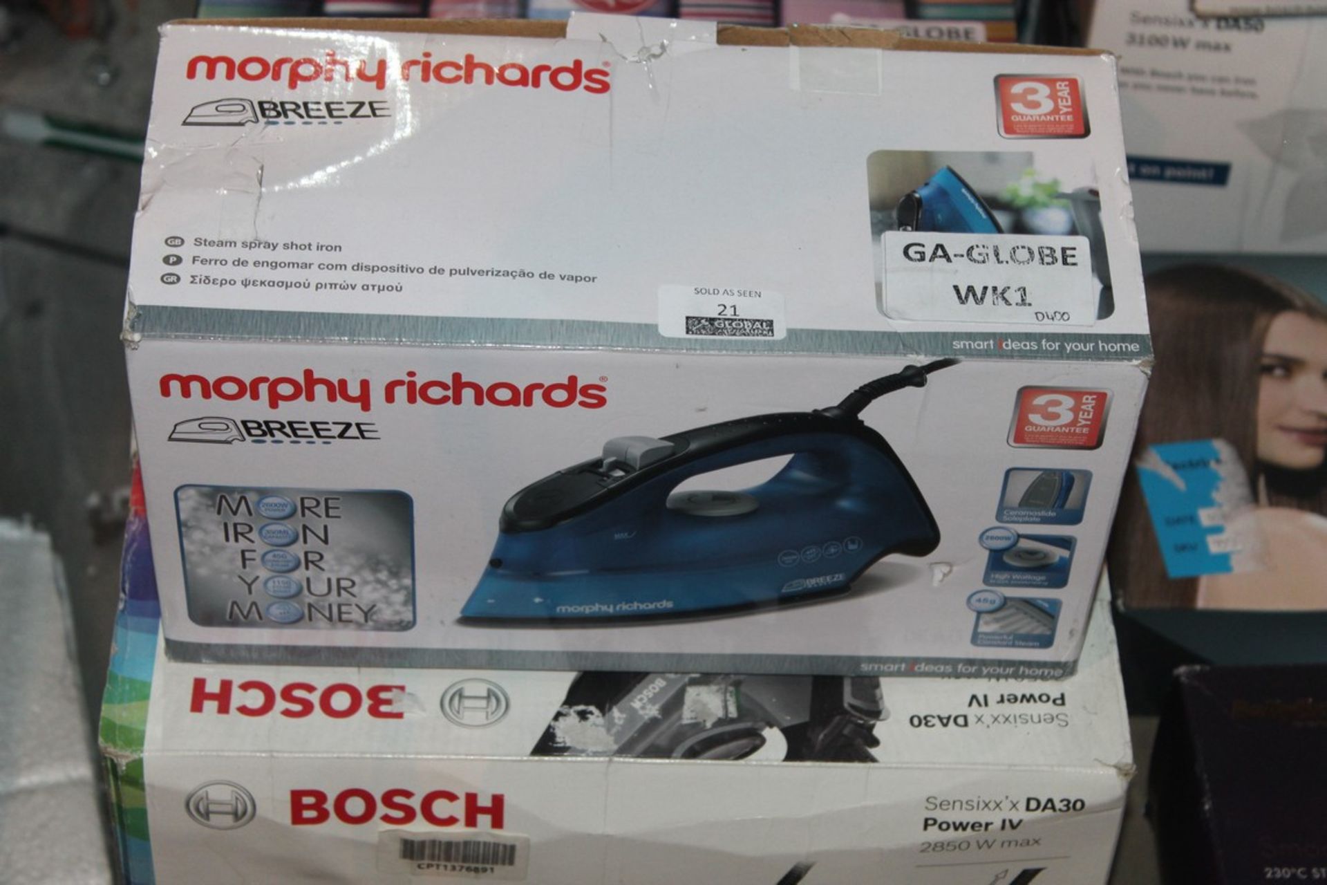 Lot To Contain, 3 Boxed Assorted Morphy Richards a