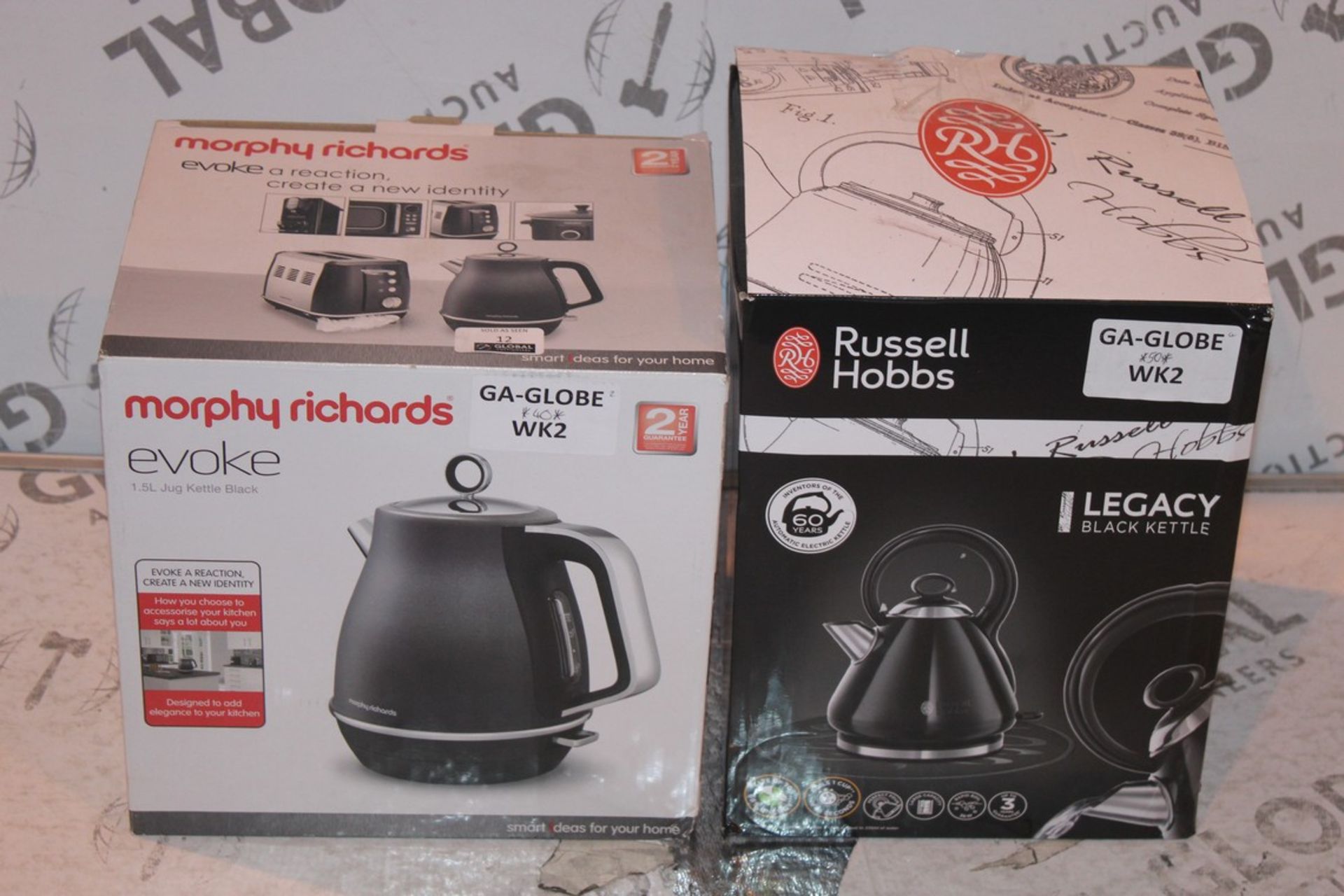 Lot To Contain, 2 Boxed Assorted Morphy Richards a