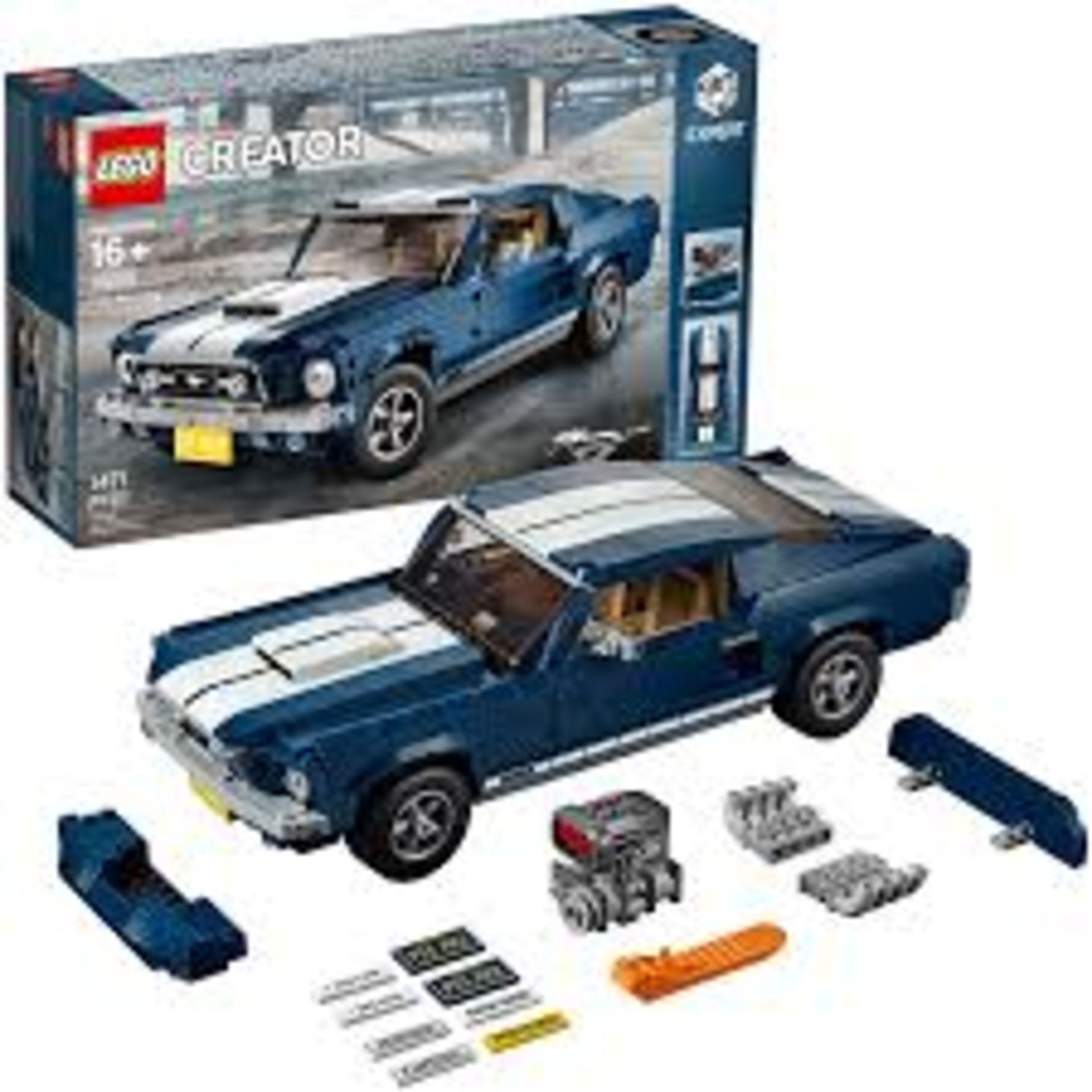 Lego Creator Ford Mustang GT 1967 Lego Pack, RRP£130 (4683682) (Public Viewings And Appraisals
