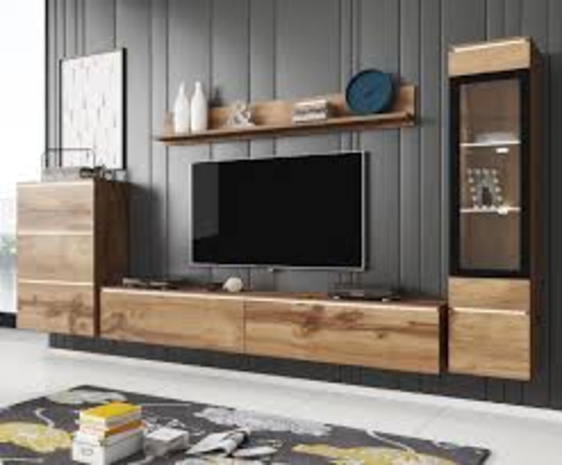 Boxed Kale TV Entertainment Unit For Up To 77Inch TVs RRP £420 (179453) (Sourced From A High End