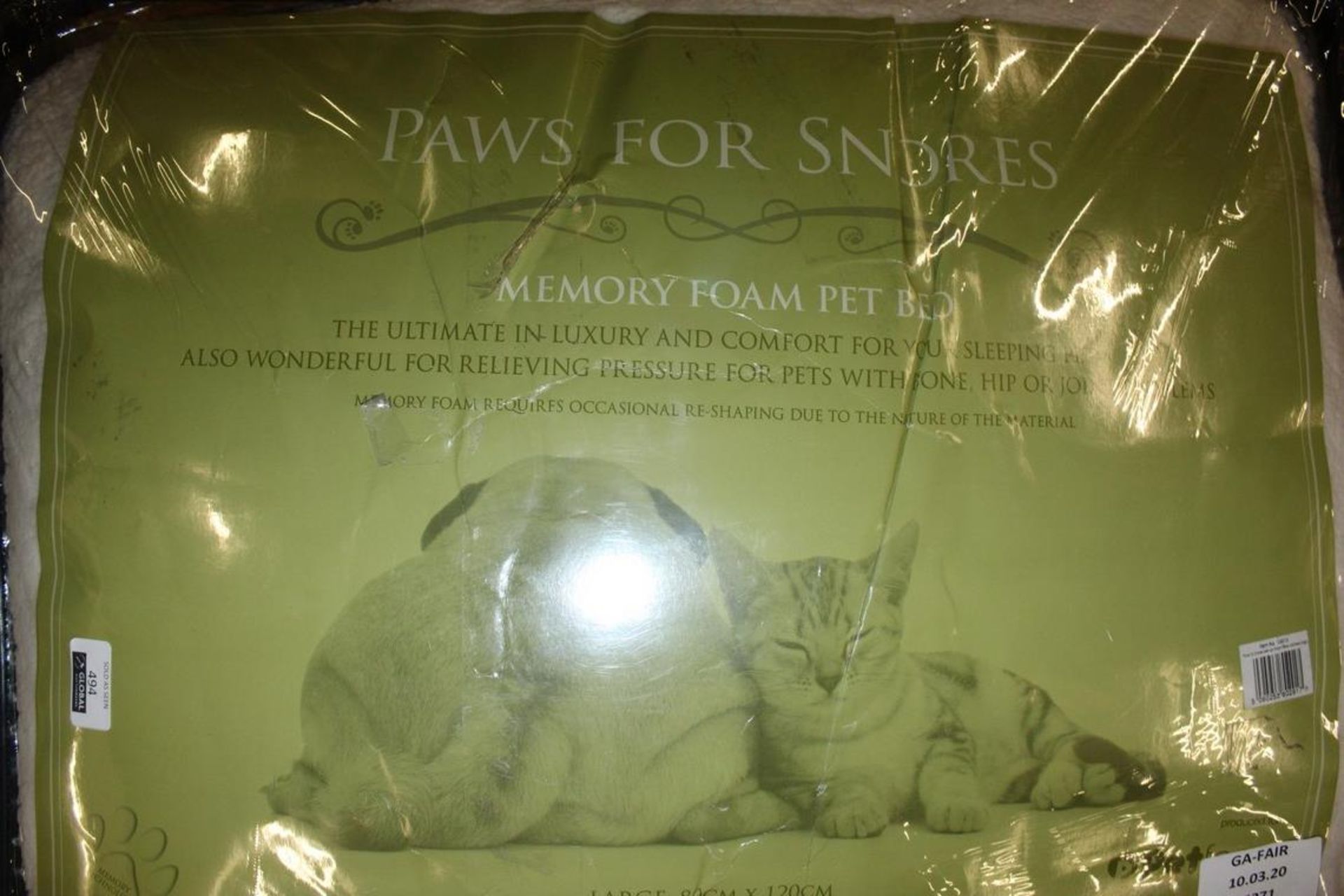 Pause For Snow Memory Foam Pet Bed RRP £70