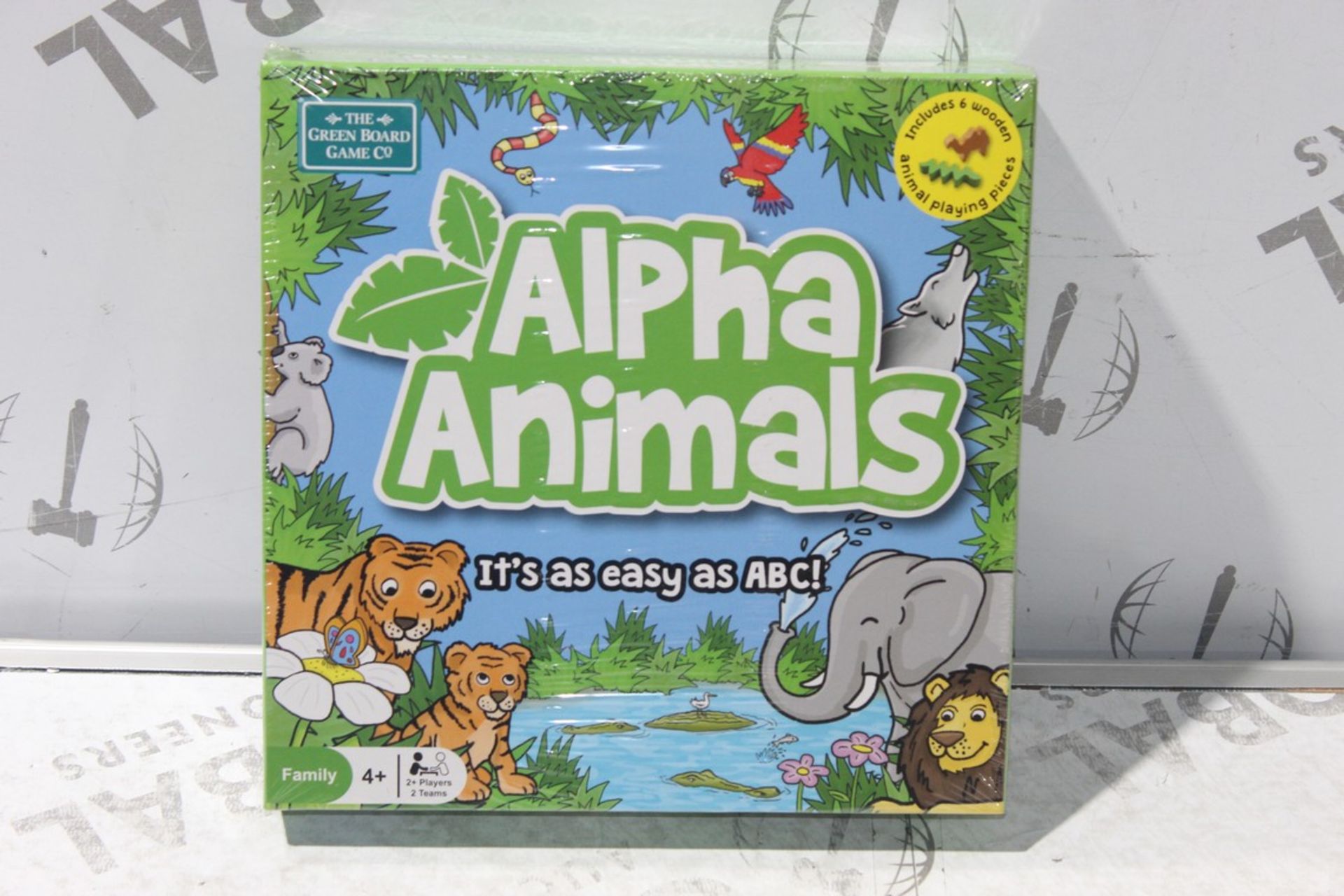 The Green Board Co Alpha Animals Its as Easy As ABC 6 Wooden Animal Play Set RRP £20 Each (Public