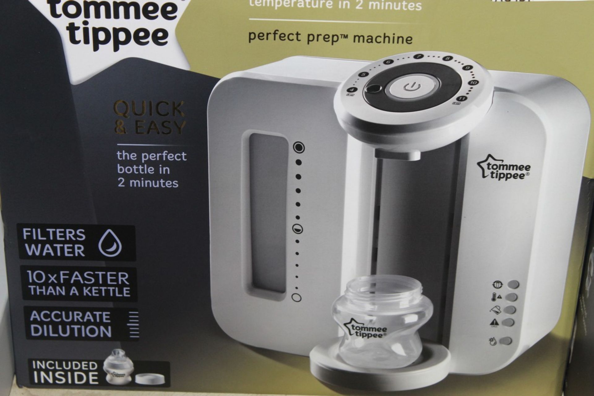 Boxed Tommee Tippee Close To Nature Perfect Prep Machine in White RRP £80 (RET00763832)