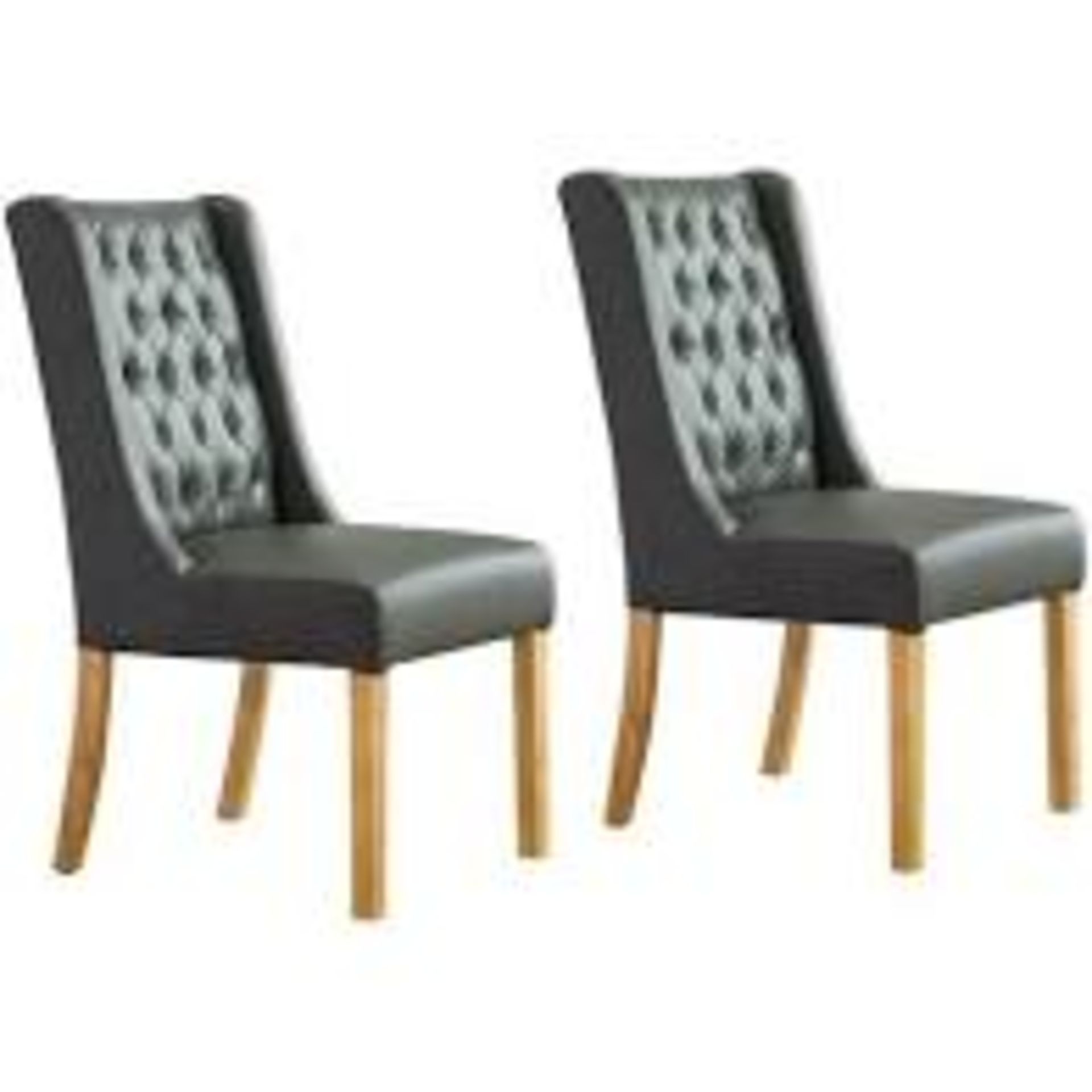 Boxed Set of 2 Olivia Plum And Burgandy Fabric Designer Dining Chairs RRP £255 (17862)