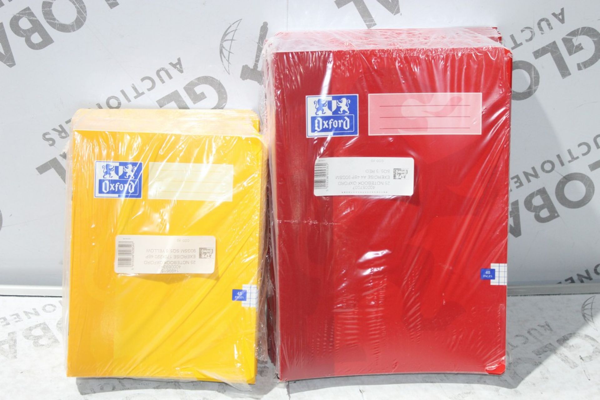 150 Oxford Exercise Books Ub Red & Yellow RRP £100 (Public Viewings And Appraisals Are Available)