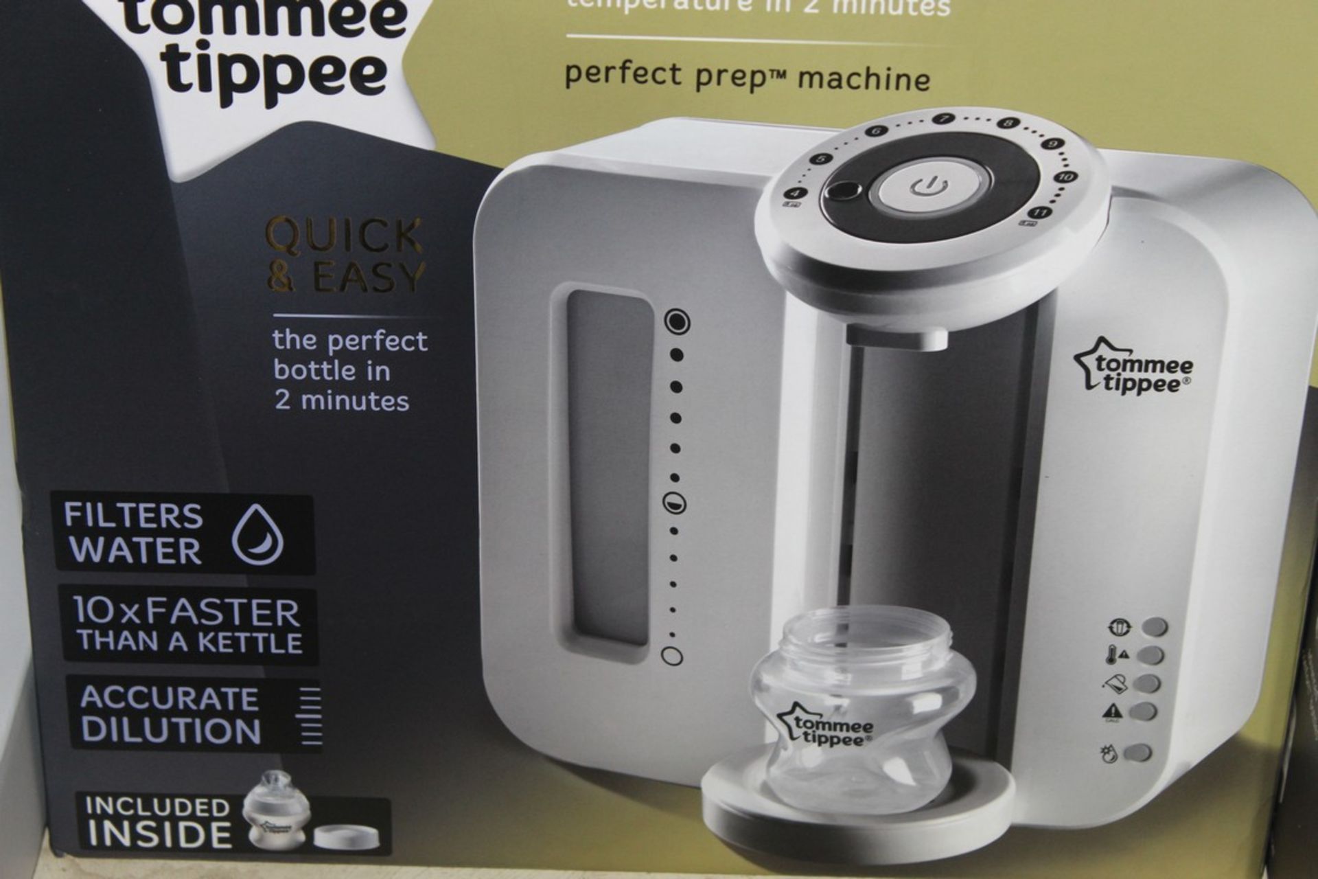 Boxed Tommee Tippee Close To Nature Perfect Prep Machine in White RRP £80 (RET00639063)