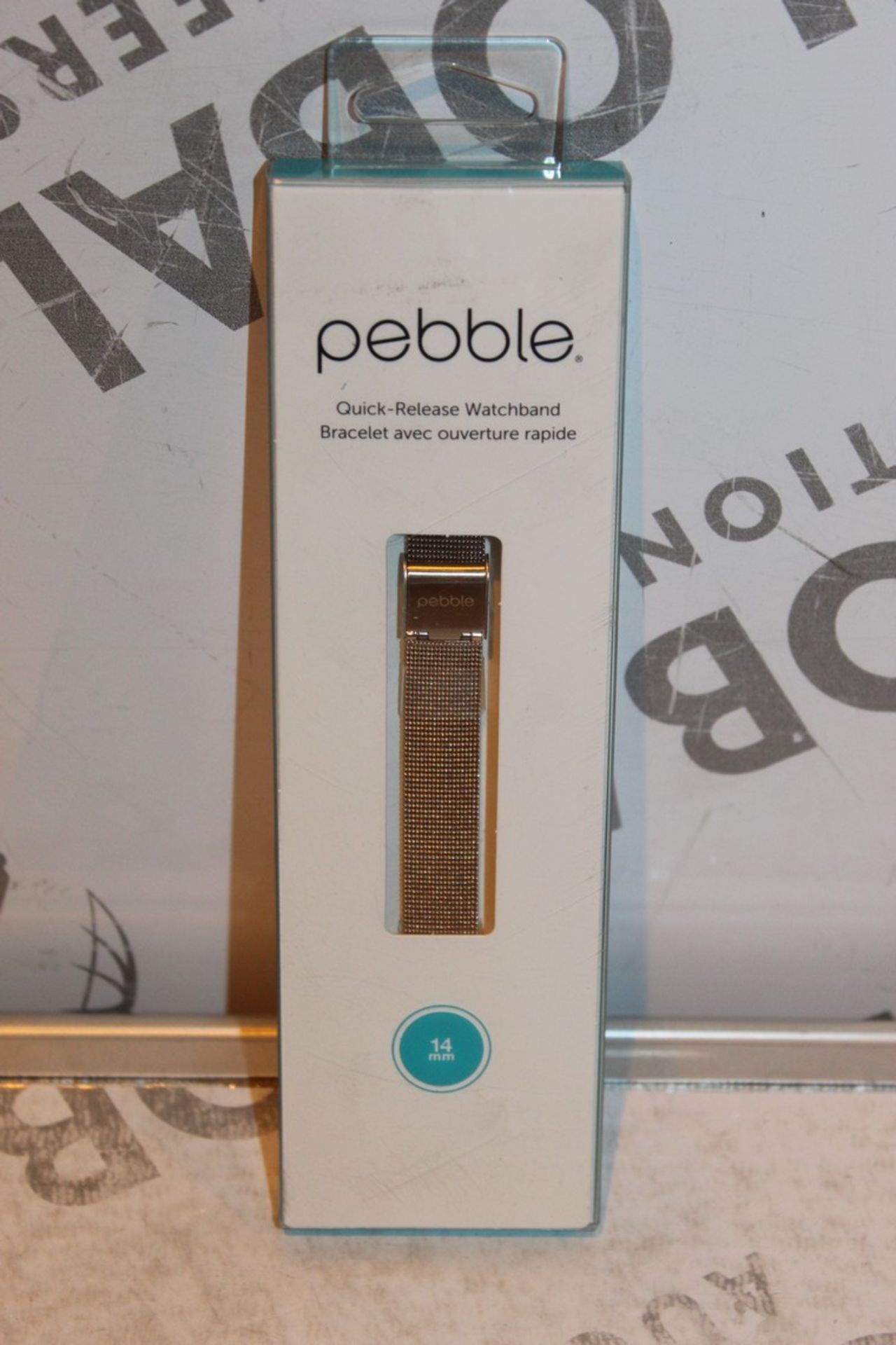 Lot to contain 5 Brand New Quick Release Pebble Gold Bracelet Watch Bands RRP £125